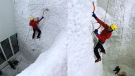 Ice climbing composition